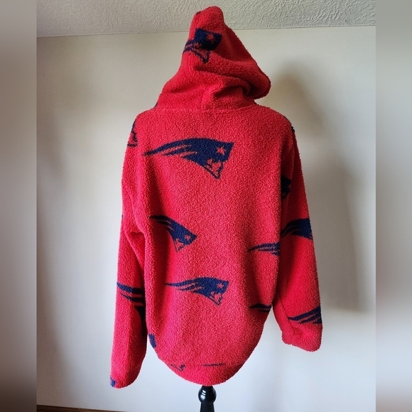 NWT NFL Team Apparel New England Patriots Women's Fleece Hoodie Sz M. - Picture 2 of 7